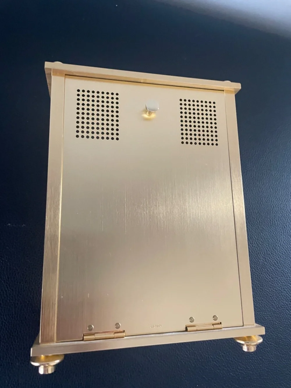 Seiko vintage Westminster gold-tone quartz  mantle clock